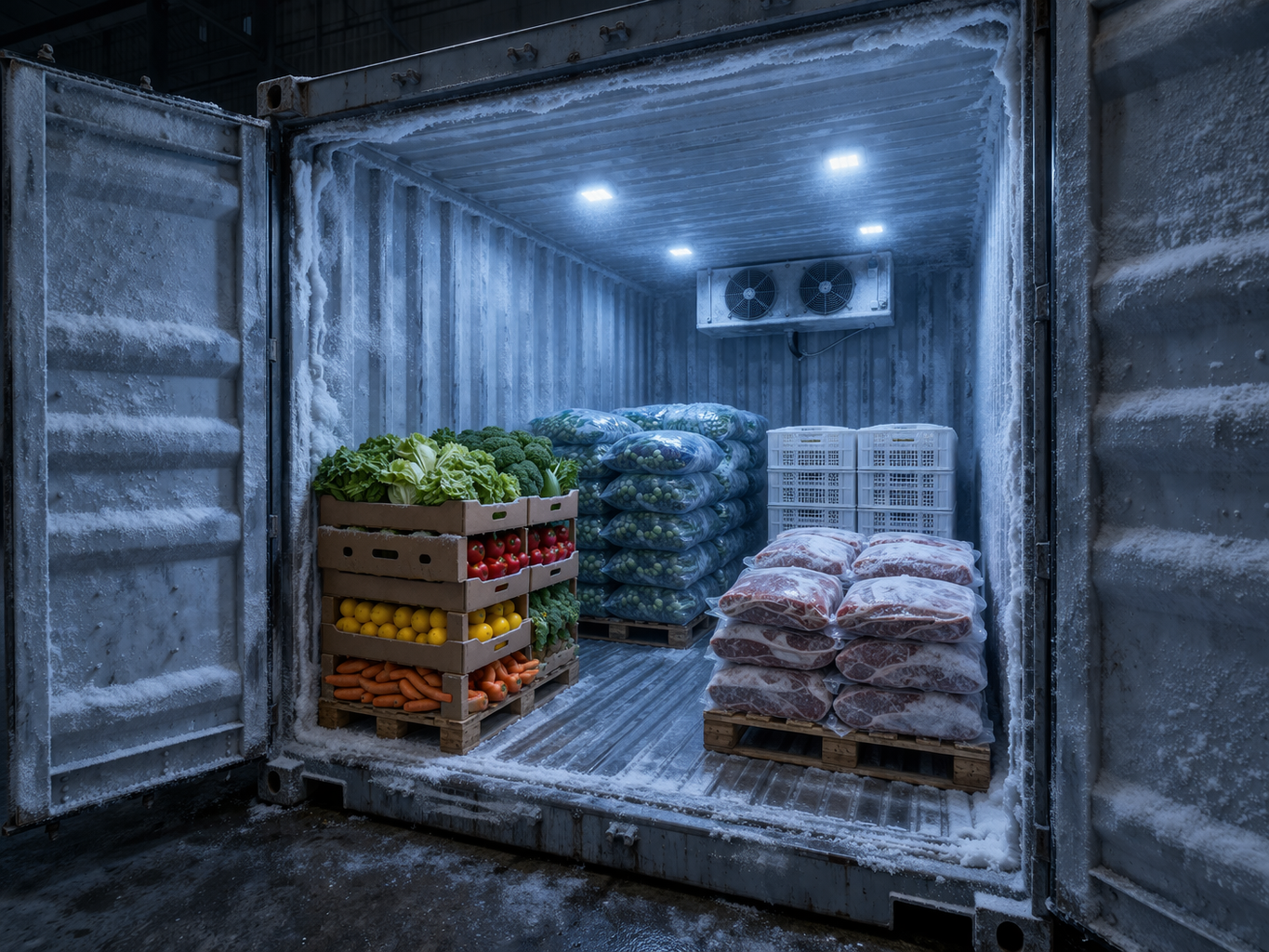 Contenedor reefer como cámara de frío